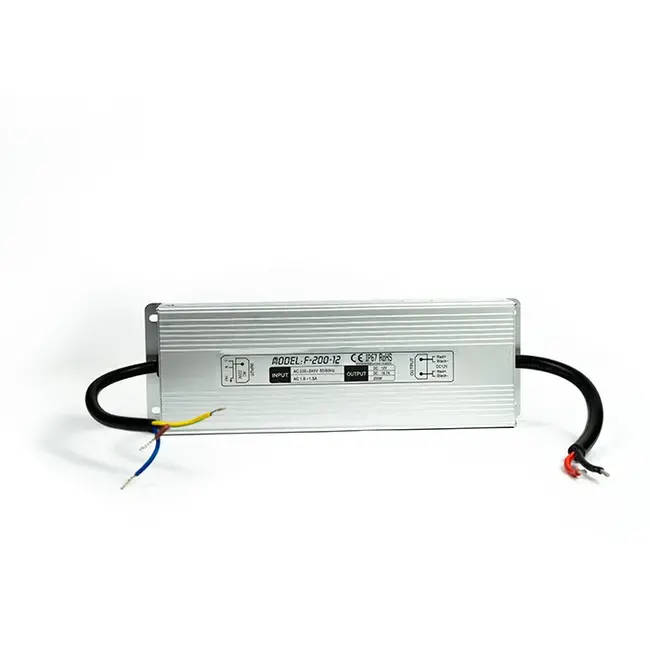PURPL Trasformatore per striscia LED IP67 12V 200W (impermeabile)