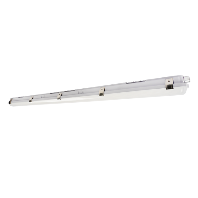 LED24 Luminaire LED a prova di umidità con canale cavi | 4000K + 6000K | 40W | IP65 | 80°