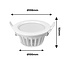 MiBoxer/Mi-Light Downlight LED Circolare | 6W | ø108mm | RGB+CCT | IP54 | FUT063