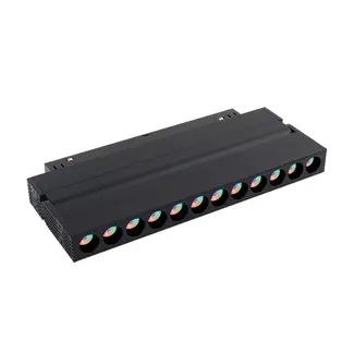 MiBoxer/Mi-Light 48V Illuminazione magnetica a binario | Luce griglia inclinabile RGB+CCT 6W Zigbee 3.0