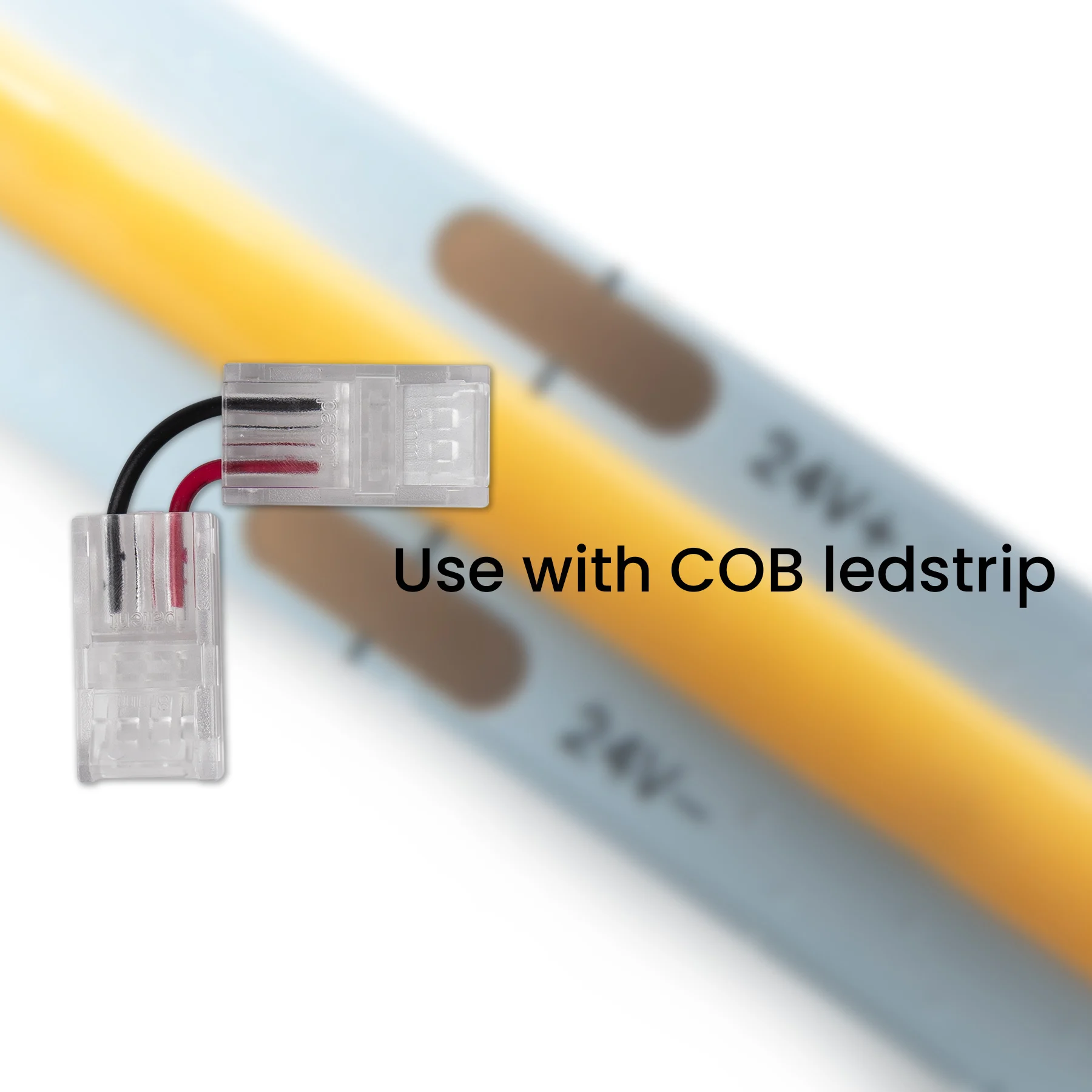 Amefil Kit Di Connettori Per Strisce LED A 2 Pin Da 5 Mm Con Connettore Senza Spazi, Cavo Di Prolunga A Doppia Estremità Per Connettore COB Di Tipo L