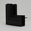 PURPL Connettore angolare 90° per binario magnetico 48V | Installazione a incasso | Dal soffitto alla parete | Nero