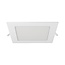 PURPL Faretto da incasso quadrato a LED - 12W - 170x170 mm - 3000K Bianco Caldo