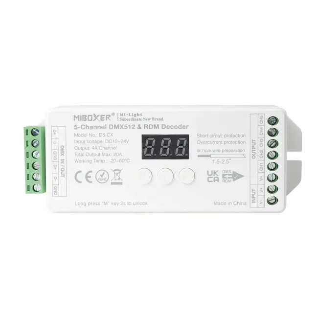 MiBoxer/Mi-Light DMX Serie Controller Strisce LED RGB+CCT