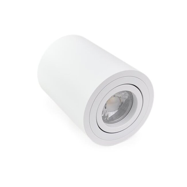 PURPL Plafoniera Spot LED GU10 - Montaggio a Superficie - Tondo - Bianco