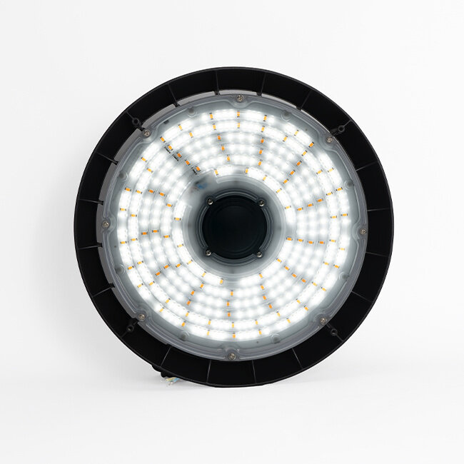 LED24 Campana LED High Bay - 4300K/6000K - Dimmerabile - 100W/150W/200W - 30 000 lm - 150 lm/W - IP65 - IK10 - Senza sfarfallio
