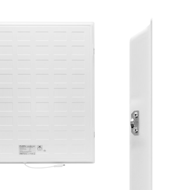 PURPL Pannello LED Retroilluminato - 60x60 - 6000K Bianco Freddo - 36W - 4320 lm - 120 lm/W - UGR<22 - Senza sfarfallio - Retroilluminato