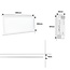 PURPL Pannello LED - 60x30 - 4000K Bianco Neutro - 20W - 2000 lm - 100 lm/W - UGR<22 - Senza sfarfallio - Edge-lit
