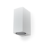 PURPL Lampada da parete doppia luce | Quadrato | Bianco