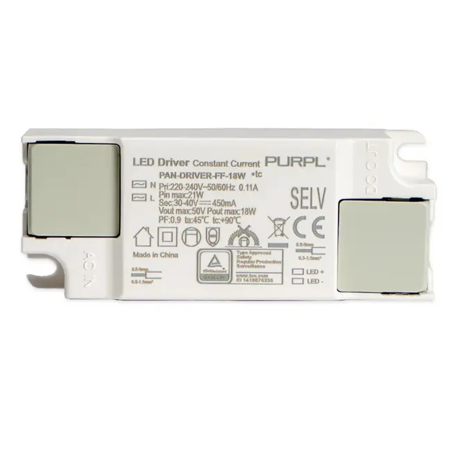 PURPL Driver LED senza sfarfallio | 18W 450mA