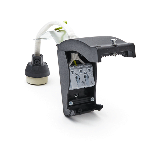 PURPL Attacco GU10 compreso di messa a terra per faretti a LED