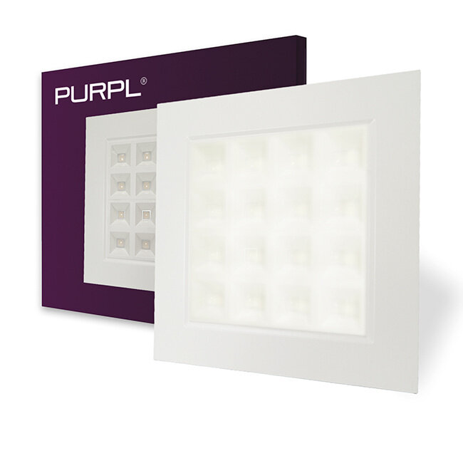 PURPL Pannello LED - 60x60 - 4000K - 36W - 3960 lm - 110 lm/W - UGR<16