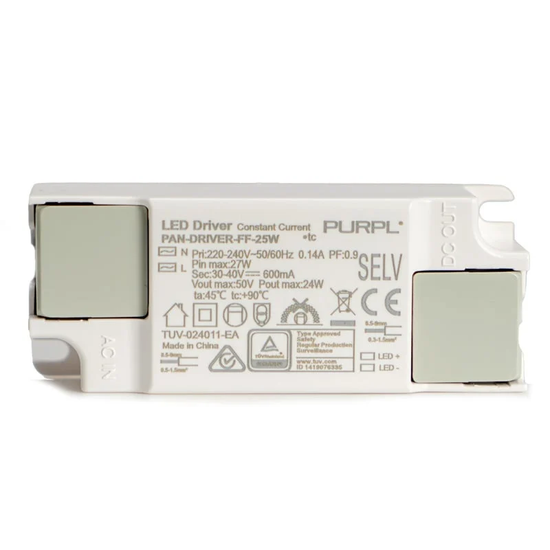 Driver LED | 25W | 30-40V | 600mA | senza sfarfallio - LED24.it