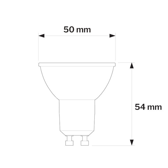Philips Lampadina Faretto LED GU10 | 4.9W | 3000K Bianco Caldo | Philips