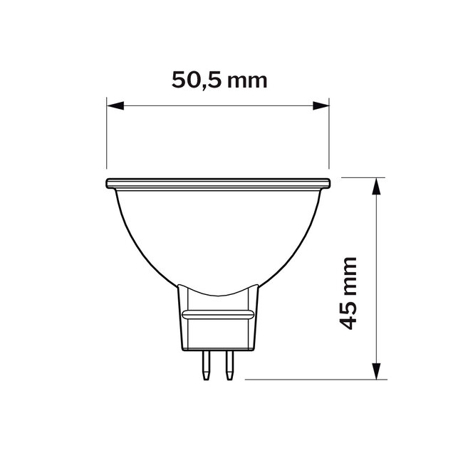 Philips Spot led CorePro | MR16 (GU5.3) | 7W (sostituisce 50W) | 2700K Bianco caldo (827) | 36D