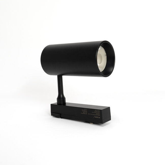 PURPL Faretto LED magnetico smart - 18W - Ø55x114 mm - CCT (2700K-6000K) - Zigbee 3.0 - Dimmerabile - 1100 lm - CRI>90 - Nero - Compatibile con l'illuminazione su binario 48V Super Slim