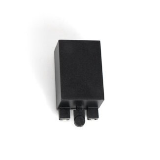 PURPL Connettore di alimentazione - Nero - Compatibile con l'illuminazione su binario 48V Super Slim