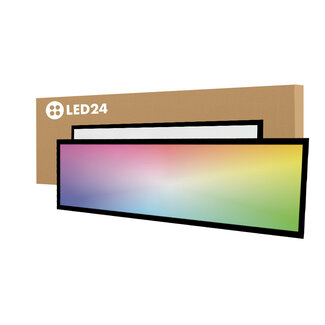 PURPL Panel LED Retroiluminado - 30x120 - RGB+CCT - Regulable - 36W - 100 lm/W - UGR<22 - IP40