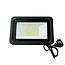 PURPL Proiettore LED | 50W | 5500 lm | 6000K Luce fredda | IP66 | IK08 | Nero