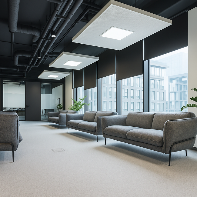 PURPL Pannello LED - 62x62 - 4000K Bianco Naturale - 36W - Retroilluminato