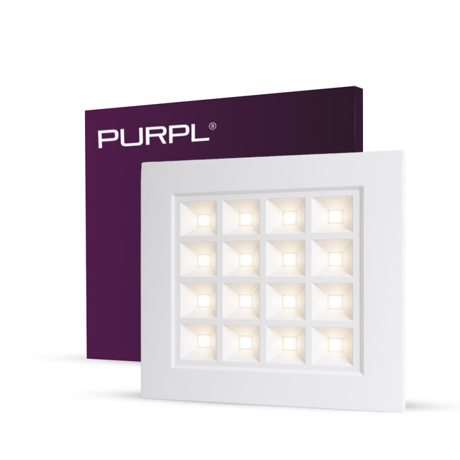 PURPL Pannello LED - 60x60 - 4000K - 36W - 3960 lm - 110 lm/W - UGR<16
