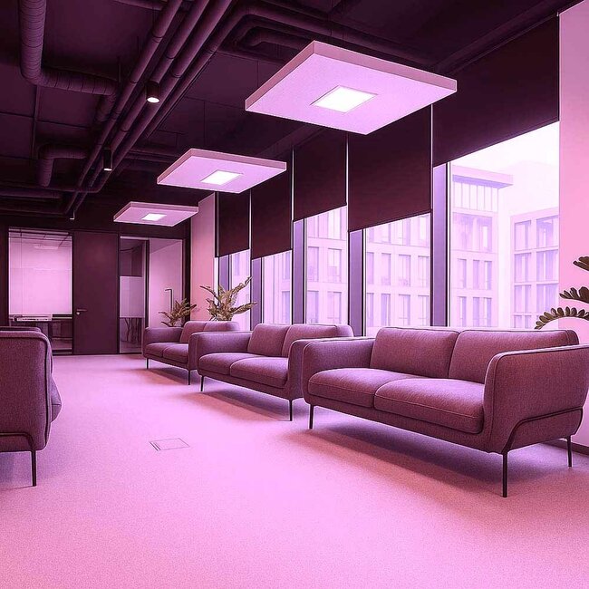 PURPL Pannello LED - 30x60 - RGB+CCT - 24W - Multicolore + Bianco - Senza sfarfallio - Edge-lit