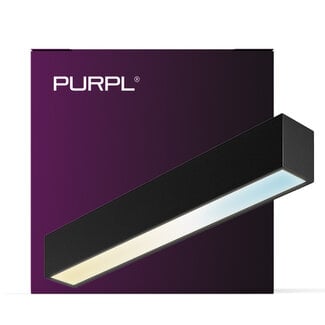 PURPL Lampada lineare LED | 120cm | 36W | 3CCT (3000K | 4000K | 5700K) | dimmerabile | nera
