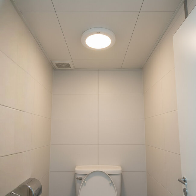 PURPL Faretto LED Downlight da incasso con sensore di movimento – Ø240 mm – 3CCT (3000K / 4000K / 5700K) – IP20 – Rotondo – Bianco