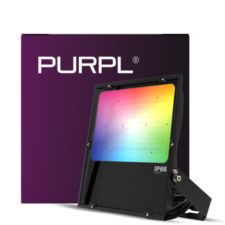 PURPL Faretto LED | 200W | 22000 lm | RGB+CCT | 2.4 GHz | IP66 | IK08 | Regolabile | FUTT08 PURPL Faretto LED | 200W | 22000 lm | RGB+CCT | 2.4 GHz | IP66 | IK08 | Regolabile | FUTT08