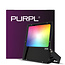 PURPL Faretto LED | 200W | 22000 lm | RGB+CCT | 2.4 GHz | IP66 | IK08 | Regolabile | FUTT08
