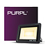 PURPL Faretto LED | 50W | 4500 lm | 3000K Bianco caldo | IP65 | IK07 | Nero