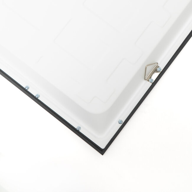 LED24 Pannello LED - 60x60 - Cornice Nera - 4000K Bianco Neutro - 40W - 100 lm/W - Backlit