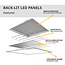 PURPL Pannello LED | 30x120 | CCT (2800K-6500K) | Dimmerabile | 36W | 100 lm/W | UGR<22 | IP40 | Senza sfarfallio