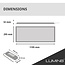 PURPL Pannello LED | 30x120 | CCT (2800K-6500K) | Dimmerabile | 36W | 100 lm/W | UGR<22 | IP40 | Senza sfarfallio