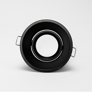 PURPL Faretto da incasso LED GU10 Inclinazione 'Charlotte' rotondo Nero Ø93mm