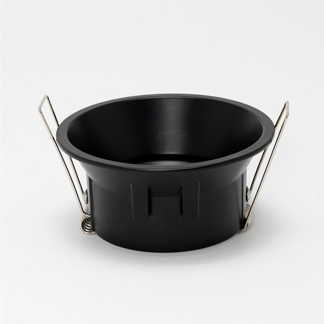 PURPL Faretto da incasso LED GU10 Inclinazione 'Charlotte' rotondo Nero Ø93mm