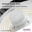 PURPL Campana LED Industriale UFO 150W - 22.500 lm - 150 lm/W - 6000K - IP65 - IK08 Regolabile 0-10V