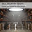 PURPL Campana LED Industriale UFO 200W - 30.000 lm - 150 lm/W - 4000K - IP65 - IK08 Regolabile 0-10V