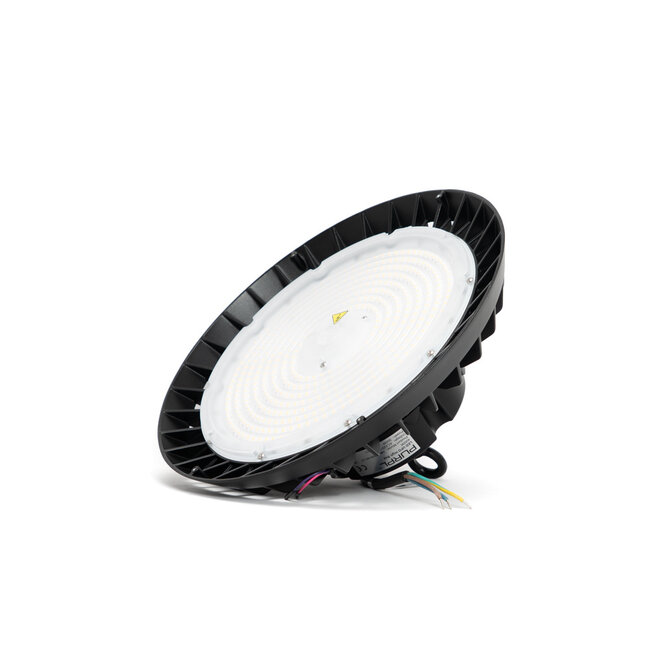PURPL Campana LED Industriale UFO 300W - 45.000 lm - 150 lm/W - 4000K Bianco Naturale - 110° - IP65 - IK10 - Dimmerabile 1-10V - Senza sfarfallio