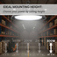 PURPL Campana LED Industriale UFO 300W - 45.000 lm - 150 lm/W - 4000K Bianco Naturale - 110° - IP65 - IK10 - Dimmerabile 1-10V - Senza sfarfallio