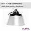 PURPL Campana LED Industriale UFO 240W - 36.000 lm - 150 lm/W - 4000K - IP65 - IK08 Regolabile 0-10V