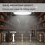 PURPL Campana LED Industriale UFO 150W - 22.500 lm - 150 lm/W - 4000K - IP65 - IK08 Regolabile 0-10V