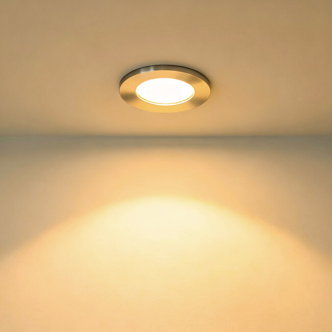 PURPL Faretto LED da incasso | 7W | 2700K Bianco Caldo | Ø85 mm | Dimmerabile | IP40 | Orientabile | Rotondo