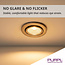 PURPL Faretto LED da incasso | 7W | 2700K Bianco Caldo | Ø85 mm | Dimmerabile | IP40 | Orientabile | Rotondo