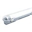 PURPL Plafoniera stagna LED | 130 cm | 15W | 1575 lm | 4000K Bianco Naturale (840) | IP65 | IK06 | Senza sfarfallio