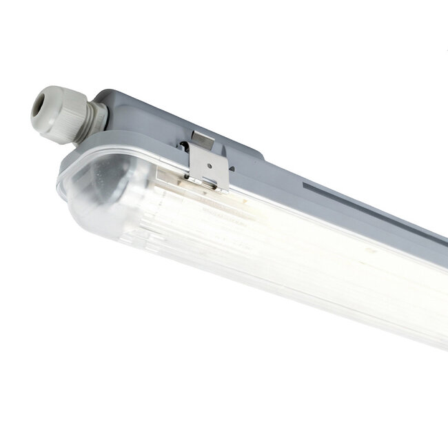 PURPL Plafoniera stagna LED | 130 cm | 15W | 1575 lm | 4000K Bianco Naturale (840) | IP65 | IK06 | Senza sfarfallio