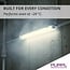 PURPL Plafoniera stagna LED | 130 cm | 15W | 1575 lm | 4000K Bianco Naturale (840) | IP65 | IK06 | Senza sfarfallio