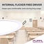 PURPL Faretto Downlight LED Incasso Tondo - 12W - ø170mm - 3000K Bianco Caldo - 1200 lm - IP20 - Bianco