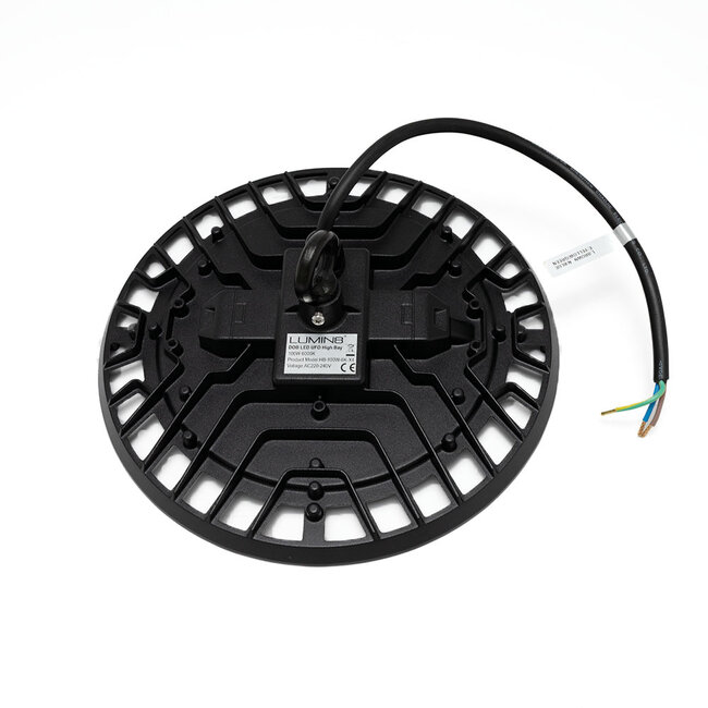 LED24 Campana LED Industriale UFO 100W - 10.000 lm - 100 lm/W - 6000K Bianco Freddo - 110° - IP65 - IK07