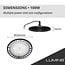 LED24 Campana LED Industriale UFO 100W - 10.000 lm - 100 lm/W - 6000K Bianco Freddo - 110° - IP65 - IK07